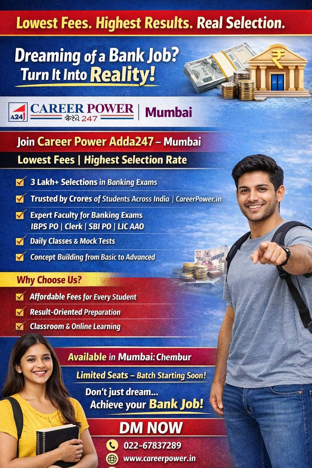 Banking Exam Coaching in Mumbai | IBPS PO, Clerk, SBI PO, LIC AAO Classes