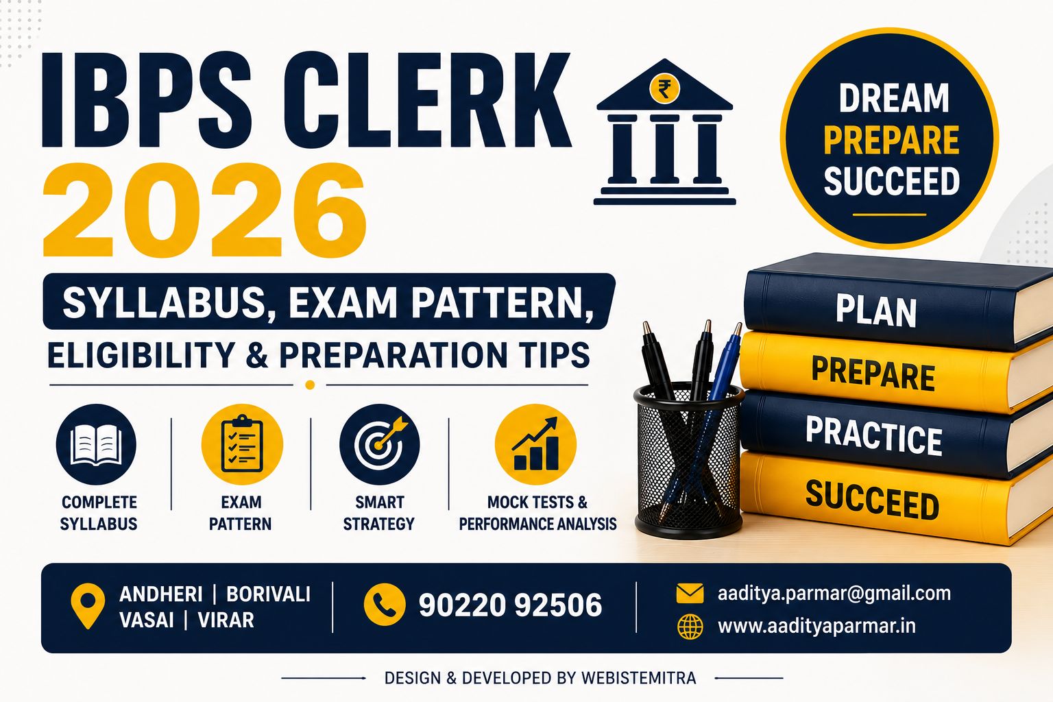 IBPS Clerk 2026: Syllabus, Exam Pattern, Eligibility & Preparation Tips