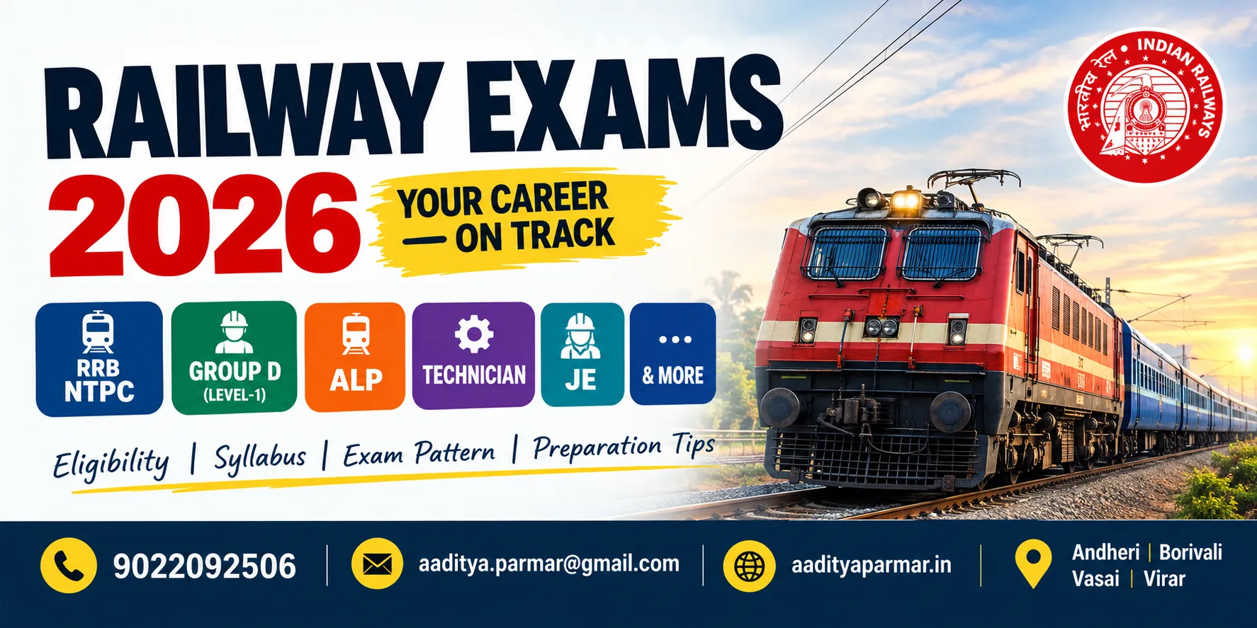 Railway Exams 2026: Complete Guide to RRB NTPC, Group D & Other Exams