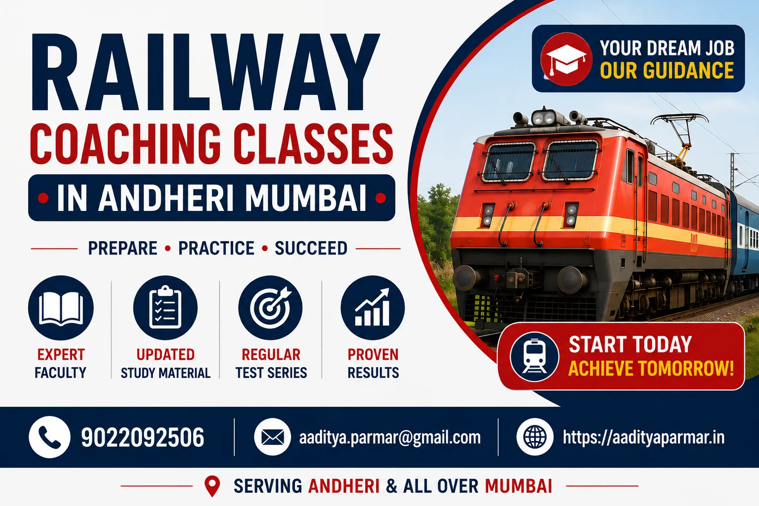 Railway Coaching Classes in Andheri Mumbai | RRB Coaching