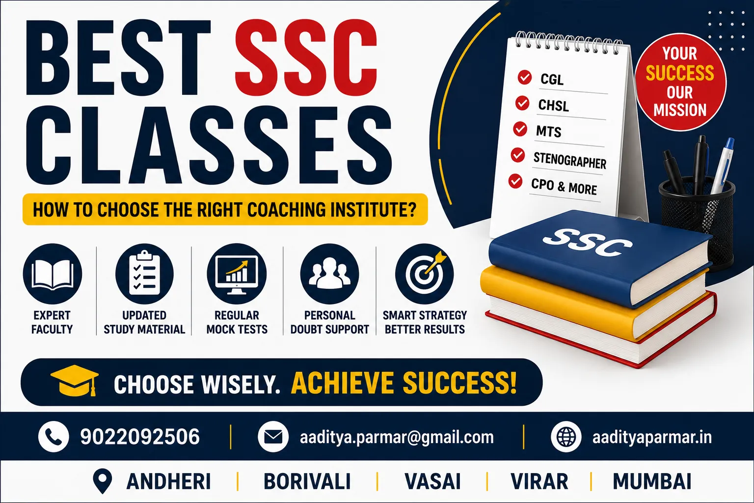 Best SSC Classes: How to Choose the Right Coaching Institute?