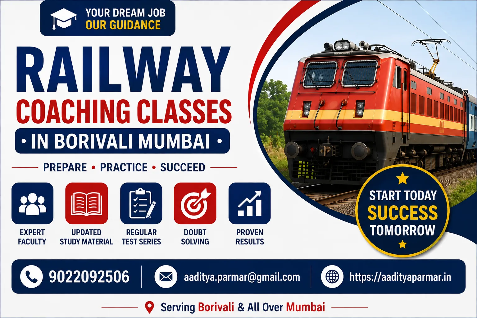Railway Coaching Classes in Borivali Mumbai | RRB Coaching