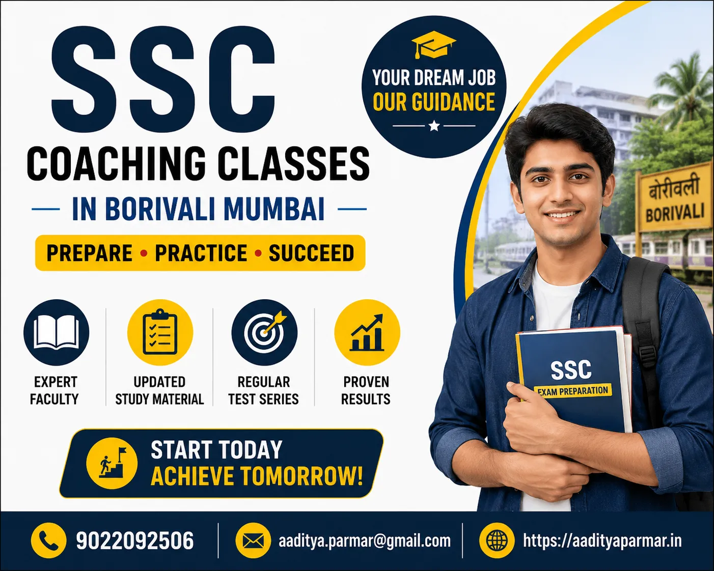SSC Coaching Classes in Borivali Mumbai – Complete Guide for SSC Exam Preparation