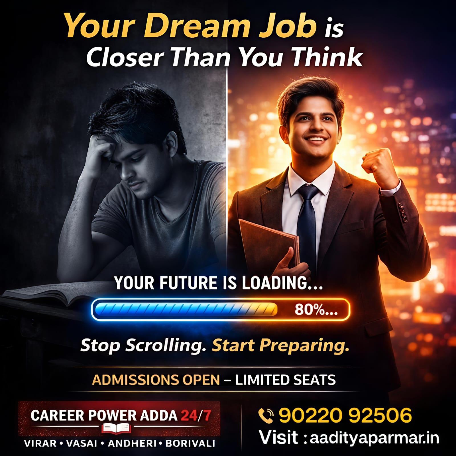 Start Your Govt Job Preparation Today | Career Power Adda247 Mumbai (Virar, Vasai, Andheri, Borivali)
