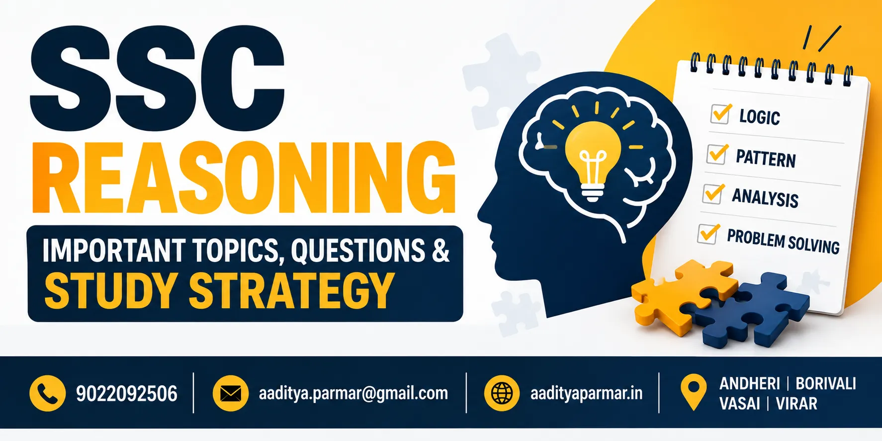 SSC Reasoning Preparation: Important Questions & Topics to Study