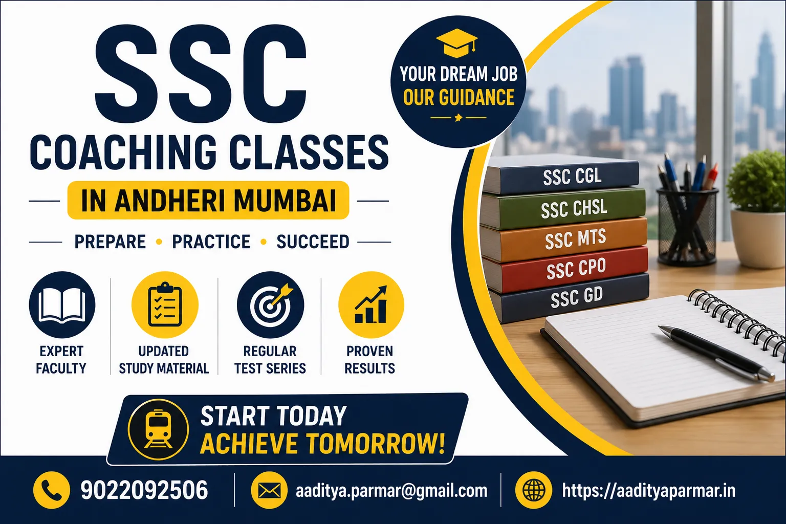 SSC Coaching Classes in Andheri Mumbai | SSC CGL & CHSL